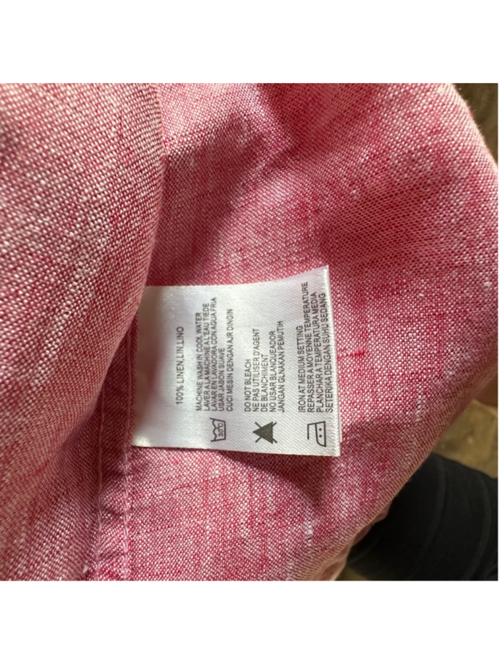 Men's Report Collection Resort Button-Up Shirt XL Pink Summer - Picture 8 of 8